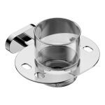 SL Vintage Brass Tumbler Toothbrush Holder with Chrome Finish and Wall Mounted for Bathroom