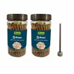 V,Vidhan Dhoop Sticks Premium Jar 100Gm X2 | No Bamboo | No Charcoal | Dhoop Batti | Dhup | Pooja Dhoop Sticks (LOBAN) PACK OF 2