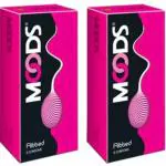 Moods Ribbed Condom 12's Pack of 2