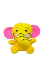 FUN ZOO Super Soft toy 20cm Height Stuffed Cute Baby Elle 100% Safe for Kids (Yellow)
