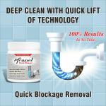 Pfroziel heavy duty Drain cleaner I Instant Blockage opener to clear Clogged Drains sink pipe I powder 450Gms