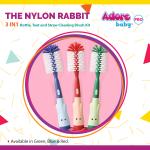 Adore Baby Pro The Nylon Rabbit Bottle Cleaning Brush Kit