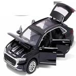 Ktrs Enterprise Aodi Q8 Suv Car Diecast Metal 1:32 Exclusive Zinc Alloy Metal Pull Back Car With Openable Doors & Light Music Colors As Per Stock