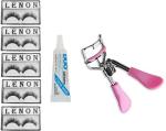 Lenon Beauty 5 Pair False Eyelash, 1 Eyelash Curler & 1 Eyelash Curler (7 Items in the set)