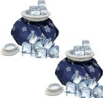 See Inside Hot Water Bag Heat Cold Pack Ice Bag Sports Injury for Pain Relief (200mlx2Pack) Non-Electric 400 ml Hot Water Bag  (Multicolor)