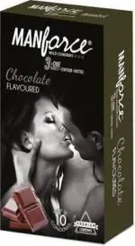 MANFORCE CONDOM CHOCOLATE FLAVOURED (1 SET 10S) Condom (10 Sheets)