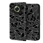 Knotyy Realme Narzo 60 Pro 5G, realme Narzo 60 Black Faux Leather Back Cover Flip Cover (Pack of 1)