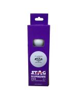 Stag White Plastic Table Tennis Ball Standard, Pack of 3