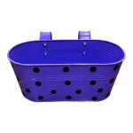 Shopmefast Metal Dotted Oval Railing Planters