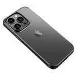 Star Craftune XUNDD Jazz 2 Series Luxurious Electroplated Shockproof Hard Clear Case For iPhone 15 Pro Max (Black Color)