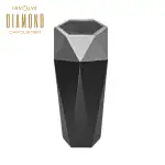Involve Diamond Shape Car Dustbin/Stylish and Convenient Garbage Bin/Waste can for Your Vehicle | Portable Small cup holder car accessory for Car Home and Office (Silver) - 500 ml
