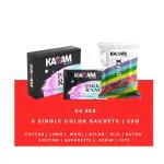 Kadam Pakka Rang Fabric Dye Colour | 25G Pack | Includes Dyfix Color Fixer | Permanent Fabric Dyes For Old Faded Jeans And Clothes (Red) Red Fabric Dy
