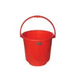 Chetan Virgin Plastic Unbreakable, Durable & Lightweight Strong Bucket for Storage, Bathroom Use - 16 Liters, Pack of 1, (Multicolor)
