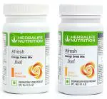 HERBALIFE Afresh Energy Drink - Peach Flavor & Ginger Flavor For Weight Loss Energy Drink  (50 g, Peach, Ginger Flavored)