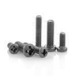Rpi Shop Carbon Steel Black M4 X 8Mm Phillip Drive Pan Head Screws (Pack Of 10)