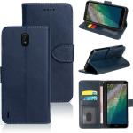 Slugabed Premium Leather Back Cover for Nokia C01 Plus Wallet Case Flip Cover | Pockets & Built in Stand | Designer Finish | Magnet Closure | (Blue)