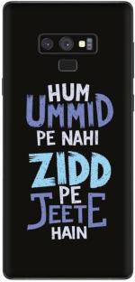 aadia Samsung Note 9 PRINTED SKIN STICKER DECAL LAMINATION (PERFECT FIT/ONLY BACK/MATTE FINISH)
