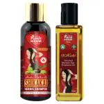 Kesh Nikhar AMLA REETHA SHIKAKAI SHAMPOO 500 ML L& 18 HERBS HAIR OIL 110 ML Hair Oil