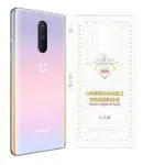Phone Stuff HD Clear Screen Guard for OnePlus 8 (Back), Unbreakable Membrane Hydrogel Back Screen Protector for OnePlus 8, Edge to Edge Full Screen Coverage (Transparent)