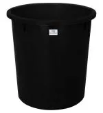 Kuber Industries Black Plastic Home Open Dustbin Without Lid