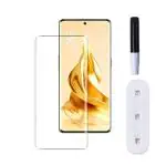 Vatsin Edge To Edge Tempered Glass for Oppo Reno 10 Pro UV Screen Protector with Easy Installation Kit for Oppo Reno 10 Pro