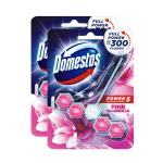 Domestos Pink Power Five Toilet Blocks, 55 G (Pack Of 2)