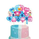 Zyozique Baby Shower Cake Topper 1 pc Baby Shower Party Supplies Cake Decorations for boy or girl baby shower