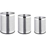 SHIVOM STEELS Presents Stainless Steel Perforated Dustbin, 6X8-Inch 4 L/ 7X11-Inch-6L/8X13-Inch-10L (All In 1)