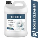 Losofy Toilet Cleaner,Lime Fresh,Removes Tough Stains and Odour, Provides Freshness for Flushes (5 Liter) S2