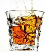 Bold & Wide Glass Imported Crystal Cut Whiskey Glasses, Premium Scotch Glasses, Bourbon Glasses for Cocktails, Rock Style Old Fashioned Drinking Glassware 300 Ml Set of 2