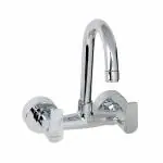 PARRYWARE PRIMO Series Wall Mounted Swinging Spout HOT AND COLD SINK MIXER (Chrome) | TWIN SIDE LEVER, Brass Body Water Tap/ Faucet/ Cock for Bathroom / Kitchen Wash Basin | G3235A1