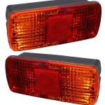 GO Tail light Combination Rear back Lamp Set Suitable for TATA ACE pickup 12v (Lens Color- Red/Reflector/Amber)|Headlight