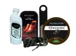 Sheppits Premium Shoe Shiner (Neutral), Shoe Cleaner (Natural), Shoe Polish (Brown), Shoe Horn (Black), & Formal Shoes Laces (Black) Combo | Shoe Care Kit