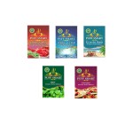 PUFF SMART Premium Hookah Flavors Zafran Pan, Spring water, Ex on the Beach, Mint, Pan Ras 50g Each (Pack of 5) (100% Nicotine and Tobacco Free)