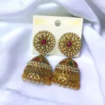 Ventrix jewellers golden tone jhumka for women/girls arty were ethic were