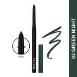 Flicka Wild & Kind Kajal Pen - Green Night |Deep Black,Waterproof & Long Lasting Eye Makeup 0.30g