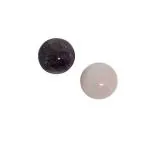 Astroghar Rose Quartz And Amethyst Micro Mini Ball Set For Reiki Healing And Grids Making 18 mm