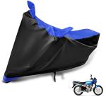 Mockhe Bike Body Cover for Bajaj Wind 125 , Dustproof UV Protection water resistant Custom Fit Cover-(Black-Blue)