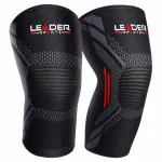 Leader Sportz Knee Support For Men/Women | 3D Knit Knee Brace for Pain Relief & Gym Exercises (Small, Black)
