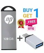 NP 128 GB Pen Drive USB 3.0 with Free Type C OTG, Connector (Silver)