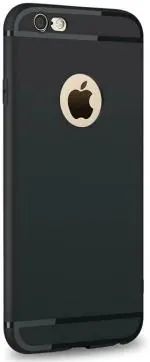 AmericHome Apple iPhone 5, iPhone 5S, iPhone 5G Black Rubber Mobile Back Cover