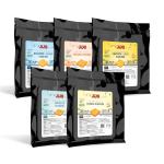 JIJO Khakhra 5 Flavor Combo Golgappa, Punjabi, Chatpata, Sandwich & Cheeze (900g, Pack of 5*180g)