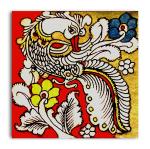 Tamatina Multicolor Kalamkari Art Tree Of Life Traditional Art Canvas Painting - 24X24 Inch