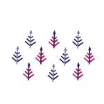 Comet Busters Pink, Purple Bindi For Women