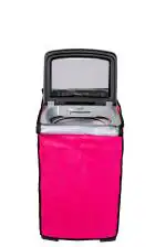 Classic Top Load Washing Machine Cover for Whirlpool 360 Back Panel 8.0 Kg, 8.5 Kg, 9 Kg, 9.5 Kg, 10 Kg | 63Cms X 66Cms X 106Cms | Color - Pink