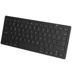 TECPHILE Reasonable Black Square Bluetooth, Wireless Keyboard - 29 x 13 x 2 cm