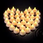 BLUVI Pack of 6 - Water Sensor Floating Diyas | Smokeless and Flameless Battery Operated LED Tea Light Candles for Home Decor | Diwali, Christmas, New Year, Birthday, Anniversary Decorations