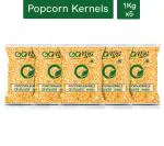 Goshudh Popcorn Maize 5 kg (1Kg X 5 Pack) Makka Popcorn