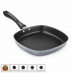 RBGIIT Non Stick Sequare Shape Grill Design Pan Snadwich Burger Sancks Maker Pan GC-112