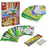 Toy Cloud Color & Wipe Fruits & Vegetables | 24 Reusable Cards | Preschool Coloring Kit